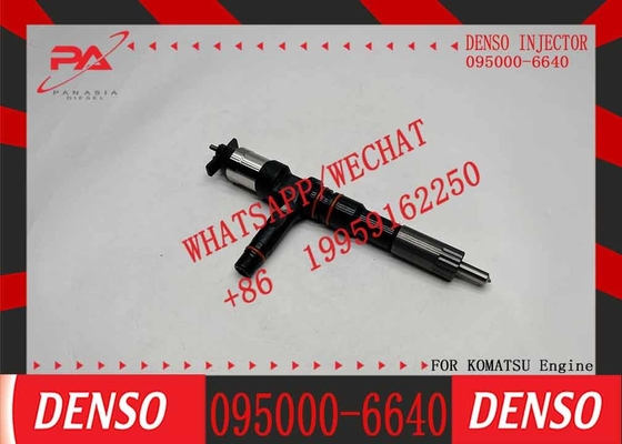 Diesel Common Rail Fuel Injector 095000-6640 6251-11-3200 6251-11-3201 For Denso Komatsu SAA6D125E WA470 PC400-8 Engine