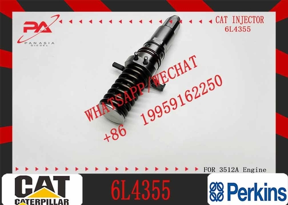 Common Rail Diesel Engine Parts Fuel Injector 6L4357 6L4355 Nozzle Fuel System Cat 3512 3508 3516 Injector For Caterpill