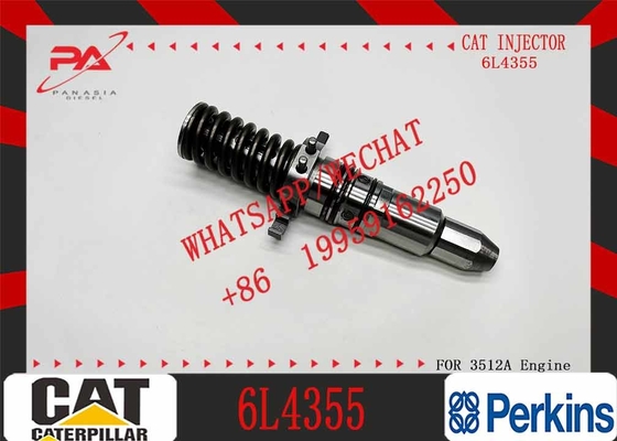 Common Rail Diesel Engine Parts Fuel Injector 6L4357 6L4355 Nozzle Fuel System Cat 3512 3508 3516 Injector For Caterpill