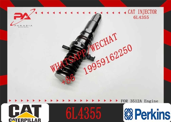 Common Rail Diesel Engine Parts Fuel Injector 6L4357 6L4355 Nozzle Fuel System Cat 3512 3508 3516 Injector For Caterpill