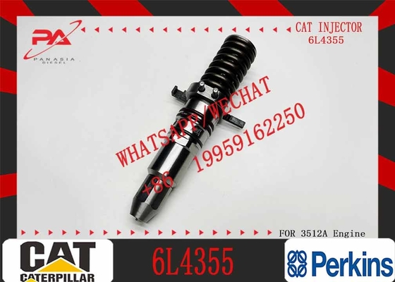 Common Rail Diesel Engine Parts Fuel Injector 6L4357 6L4355 Nozzle Fuel System Cat 3512 3508 3516 Injector For Caterpill