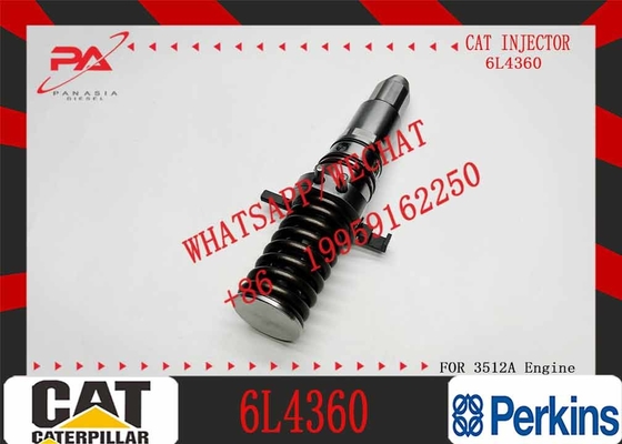 Common Rail Diesel Engine Parts Fuel Injector 6L4357 6L4355 Nozzle Fuel System Cat 3512 3508 3516 Injector For Caterpill