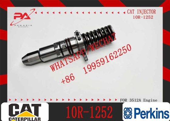 Common Rail Diesel Engine Parts Fuel Injector 111-3718 10R-1252 Nozzle Fuel System Cat 3512 3508 3516 Injector For Cater