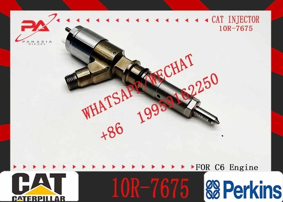 E320D Excavator C6 C6.4 Diesel Engine Common Rail Fuel Injector Assy 326-4700 10R-7675 32F61-00062