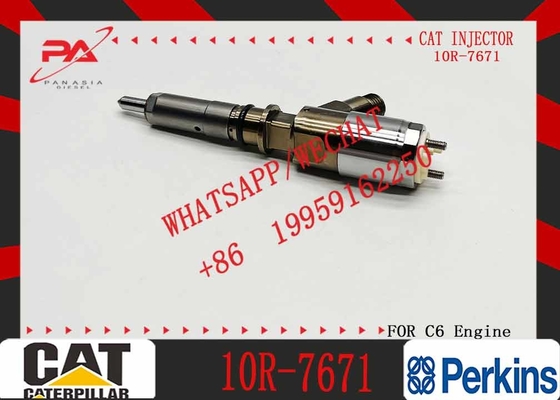 Diesel Engine Injectors C6.6 Fuel Injector 10R-7671 320-0677 For Perkins Engine Injector 2645A746