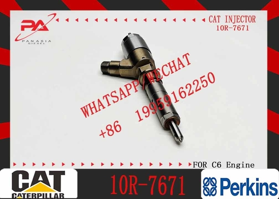 Diesel Engine Injectors C6.6 Fuel Injector 10R-7671 320-0677 For Perkins Engine Injector 2645A746