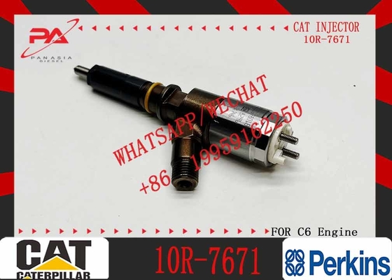 Diesel Engine Injectors C6.6 Fuel Injector 10R-7671 320-0677 For Perkins Engine Injector 2645A746