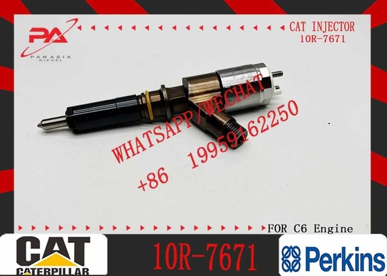 Diesel Engine Injectors C6.6 Fuel Injector 10R-7671 320-0677 For Perkins Engine Injector 2645A746