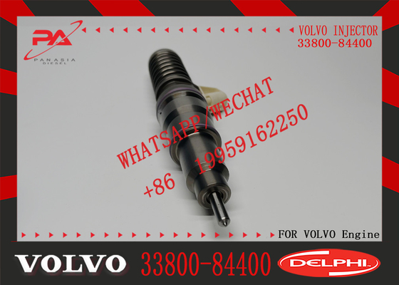 2 Pin Excavator Engine Parts Diesel Fuel Injector 33800 84400 33800-84400 BEBE4C09001 For Volvo Hyundai E1