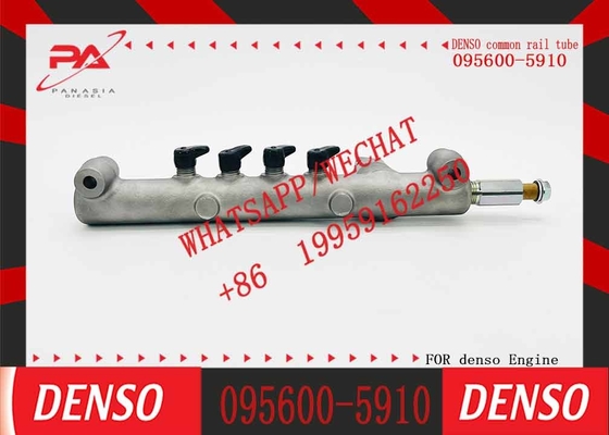 Remanufactured Diesel Fuel Common Rail Pipe 095600-5910 For Toyo-ta with pressure sensor 499000-6320 Limiter 095420-0710