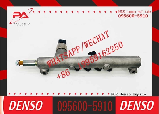 Remanufactured Diesel Fuel Common Rail Pipe 095600-5910 For Toyo-ta with pressure sensor 499000-6320 Limiter 095420-0710