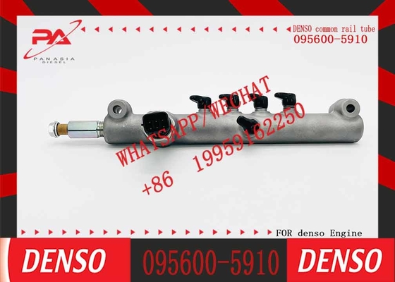 Remanufactured Diesel Fuel Common Rail Pipe 095600-5910 For Toyo-ta with pressure sensor 499000-6320 Limiter 095420-0710
