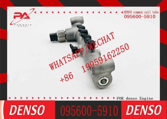 Remanufactured Diesel Fuel Common Rail Pipe 095600-5910 For Toyo-ta with pressure sensor 499000-6320 Limiter 095420-0710