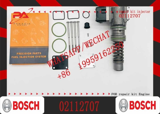 Engine 02112707 Fuel Injector for Volvo EC210B Diesel Engine Common Rail Injector Fuel Injection System