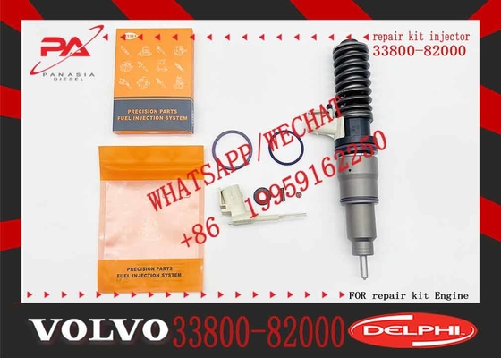 Diesel Fuel Electronic Unit Inyector EUI Injector 33800-82000 BEBE4D19001 33800-84820 BEBE4D19002 For Delphi Del Volvo Truck D12