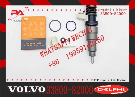 Diesel Fuel Electronic Unit Inyector EUI Injector 33800-82000 BEBE4D19001 33800-84820 BEBE4D19002 For Delphi Del Volvo Truck D12