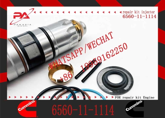 Parts PC1250-7 Excavator Diesel Fuel Injector Assy 6560-11-1114 6560111114 408843100