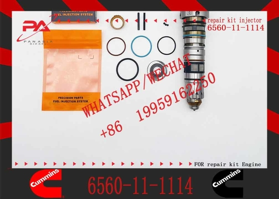 Parts PC1250-7 Excavator Diesel Fuel Injector Assy 6560-11-1114 6560111114 408843100