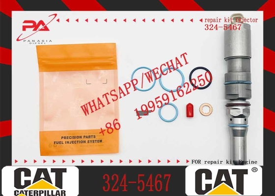 CAT Fuel Injector C9.3 Injector 138-8756 456-3589 155-1819 324-5467 For Excavator Engine Inyector de combustible