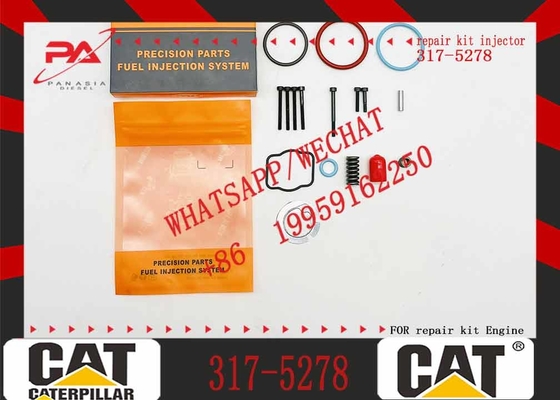 Diesel Engine C10 C12 Fuel Injector 317-5278 3175278 for CAT Caterpillar C3196 Excavator Crawler Excavator 3 Years Provided