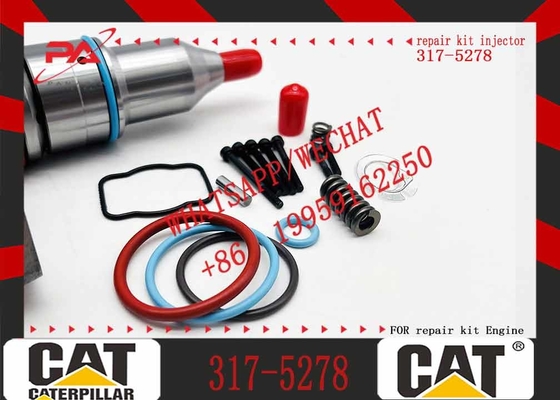 Diesel Engine C10 C12 Fuel Injector 317-5278 3175278 for CAT Caterpillar C3196 Excavator Crawler Excavator 3 Years Provided