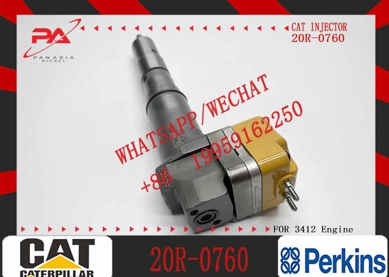 KJC Excavator Parts Engine 3408 3412 Fuel Injector 4CR01974 169-7408 174-7527 222-5967 20R-0760 for Construction Machinery