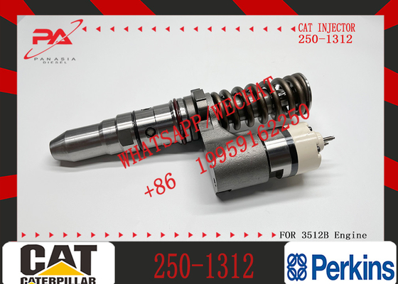 Excavator Fuel Injector 250-1313 CAT C12 diesel Engine Parts Common Rail Injector 2501313 for 3516B 3512B Excavator
