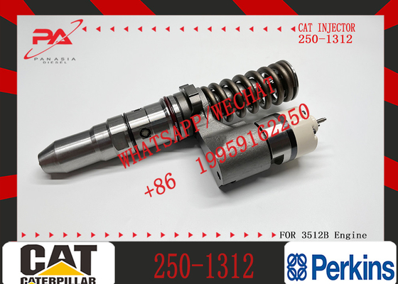 Excavator Fuel Injector 250-1313 CAT C12 diesel Engine Parts Common Rail Injector 2501313 for 3516B 3512B Excavator