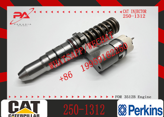 Excavator Fuel Injector 250-1313 CAT C12 diesel Engine Parts Common Rail Injector 2501313 for 3516B 3512B Excavator