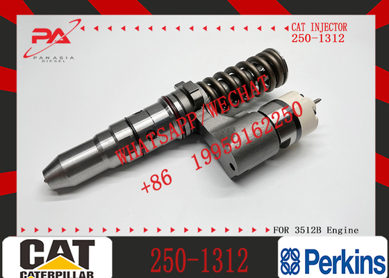 Excavator Fuel Injector 250-1313 CAT C12 diesel Engine Parts Common Rail Injector 2501313 for 3516B 3512B Excavator