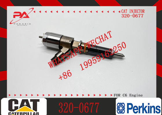 OTTO Excavator Parts Genuine CAT 320D E320DL C6.6 C4.4 Engine Injector Fuel Injector 320-0677 for CAT