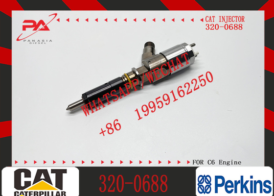 Fuel Injector 320-0688 10R-7939 Diesel Common Rail Fuel Injector 3200688 10R7939 for D6N C6.6 Engine