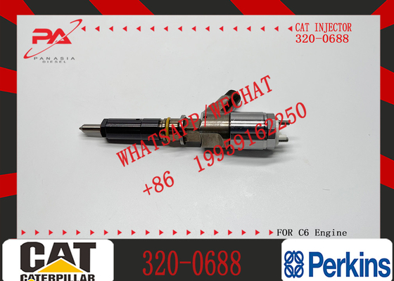 Fuel Injector 320-0688 10R-7939 Diesel Common Rail Fuel Injector 3200688 10R7939 for D6N C6.6 Engine