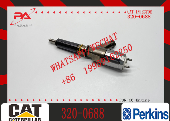 Fuel Injector 320-0688 10R-7939 Diesel Common Rail Fuel Injector 3200688 10R7939 for D6N C6.6 Engine