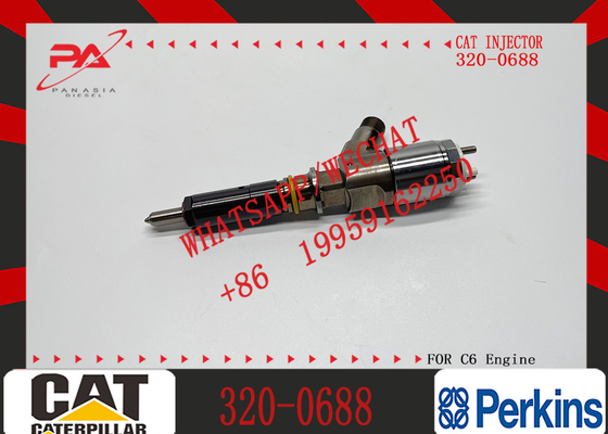 Fuel Injector 320-0688 10R-7939 Diesel Common Rail Fuel Injector 3200688 10R7939 for D6N C6.6 Engine