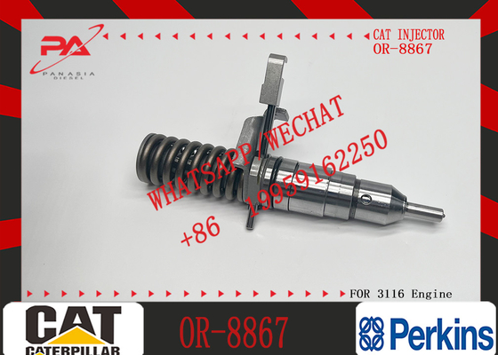 Machinery Parts Fuel Injector 127-8213 101-8673 0R-8473 Compatible with Caterpillar CAT 3114 3116 Engine Excavator Parts