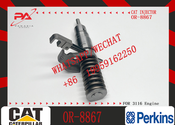 Machinery Parts Fuel Injector 127-8213 101-8673 0R-8473 Compatible with Caterpillar CAT 3114 3116 Engine Excavator Parts