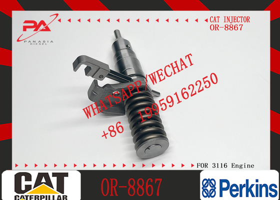 Machinery Parts Fuel Injector 127-8213 101-8673 0R-8473 Compatible with Caterpillar CAT 3114 3116 Engine Excavator Parts