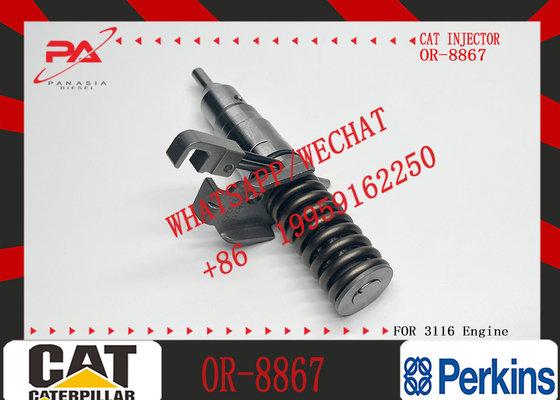 Machinery Parts Fuel Injector 127-8213 101-8673 0R-8473 Compatible with Caterpillar CAT 3114 3116 Engine Excavator Parts
