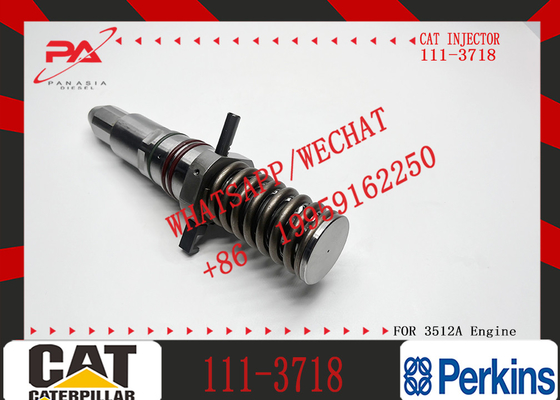 Construction Mechanical Engine Parts Diesel Fuel Injectors 4P9076 111-3718 for Parts 3508 3512 3516 Engine