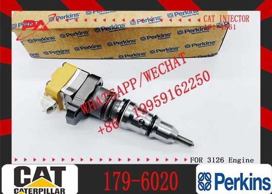 Excavator Fuel Injector 179-6020 3412E 631G 637G 769D 771D D9R Diesel Engine Parts Injector 1796020