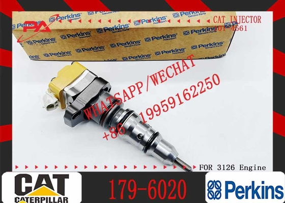 Excavator Fuel Injector 179-6020 3412E 631G 637G 769D 771D D9R Diesel Engine Parts Injector 1796020