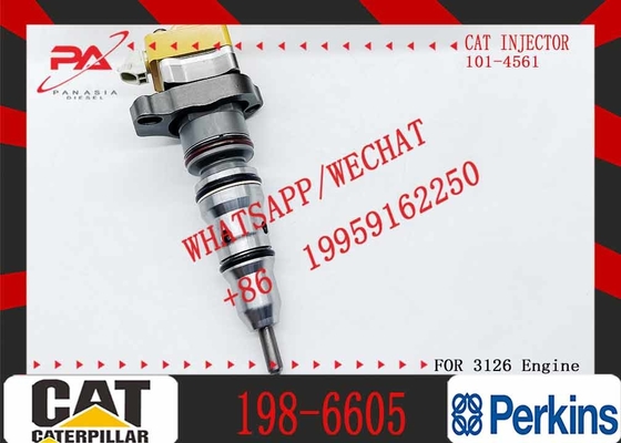 High Quality Fuel Injector 198-6605 Diesel Engine Fuel Injector 1986605 198-6605 for CAT 3126E 5110B 3126B 3512B
