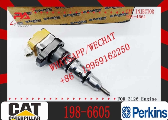 High Quality Fuel Injector 198-6605 Diesel Engine Fuel Injector 1986605 198-6605 for CAT 3126E 5110B 3126B 3512B