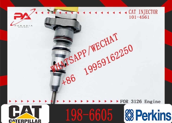 High Quality Fuel Injector 198-6605 Diesel Engine Fuel Injector 1986605 198-6605 for CAT 3126E 5110B 3126B 3512B