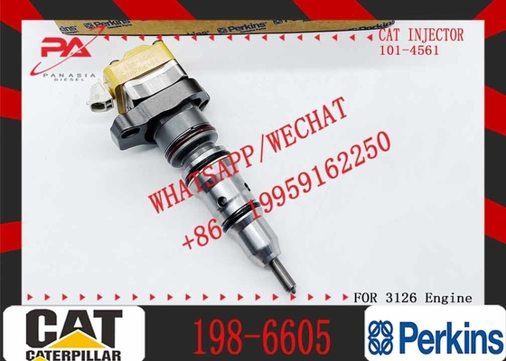 High Quality Fuel Injector 198-6605 Diesel Engine Fuel Injector 1986605 198-6605 for CAT 3126E 5110B 3126B 3512B