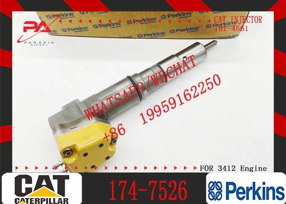 Fuel Injector 174-7526 for Caterpillar CAT Engine 3408E 3412 Truck AD45 AD40 AE40 69D 769D Tractor 651E