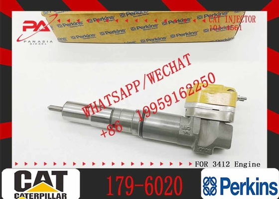 Excavator Fuel Injector 179-6020 3412E 631G 637G 769D 771D D9R Diesel Engine Parts Injector 1796020