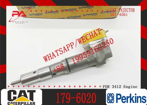 Excavator Fuel Injector 179-6020 3412E 631G 637G 769D 771D D9R Diesel Engine Parts Injector 1796020