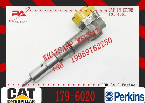 Excavator Fuel Injector 179-6020 3412E 631G 637G 769D 771D D9R Diesel Engine Parts Injector 1796020